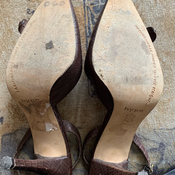Hype woman’s high heel shoes size 7 1/2 - Picture 8 of 10